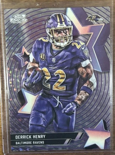 2025 Topps Cosmic Chrome Derrick Henry Base (RAW)