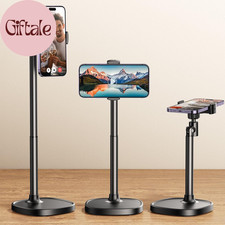 Phone Stand for Desk, Angle Height Adjustable Phone Holder for Desk, Aluminum Al