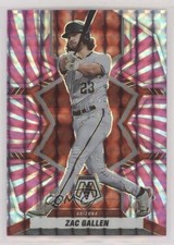 2022 Panini Mosaic Pink Swirl Mosaic Prizm 5/12 Zac Gallen #124 s5q