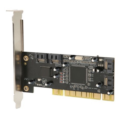 PCI To 4 Port Card 4 Independent Serial ATA Channels 1.5Gbps Transfer SET