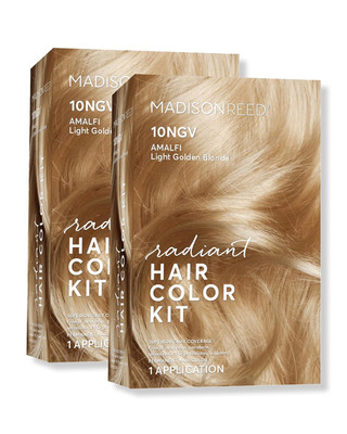 Radiant Hair Color Kit | 10NGV Light Golden Blonde (Amalfi Blonde) for 100% Gray