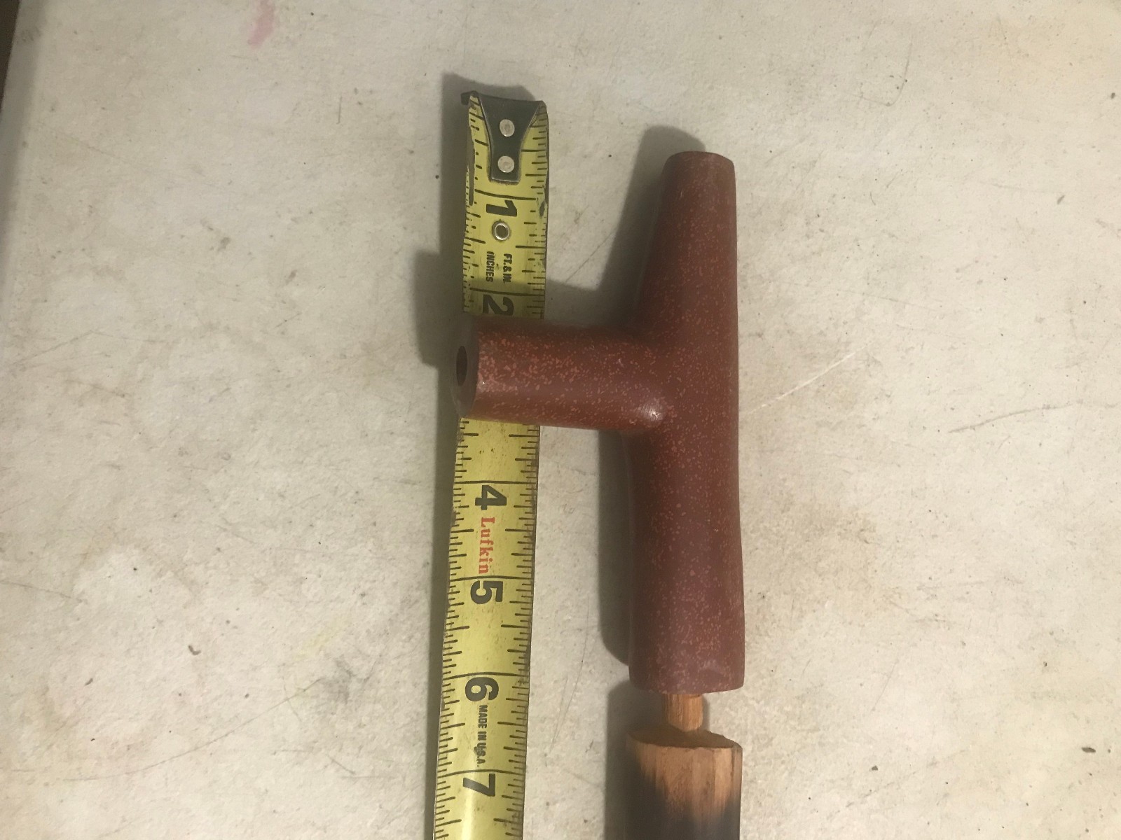 Peace Pipe Pipestone, MN Catlinite-Hand Carved Calumet- 23 inches Red Pipestone