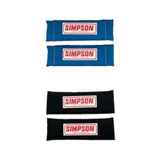 Simpson Racing 23020bk Nomex Individual Harness Pads - Black - Pair
