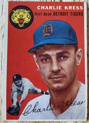 1954 Topps Charlie Kress #219 EX (Will Combine Shipping)