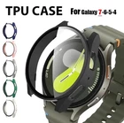 Samsung Galaxy Watch 8 7 6 5 4 40 44 TPU Glass Full Screen Protector Case Cover