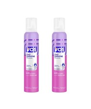 Image of 2 x 200ml Vo5 Curl Defining Hair Styling Mousse  Haircare Hair Care