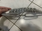 Vintage Metallic Braided Belt Pair Gold & Silver Tones Chunky Woven Y2K Size S/M — photo 4