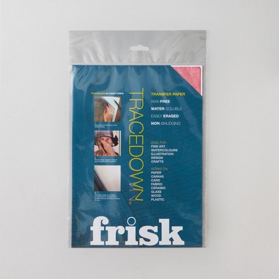 Frisk Tracedown Tracing Paper A4 Red Pack of 5