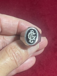 Très Belle Bague Chevalière En Argent Massif Taille 61