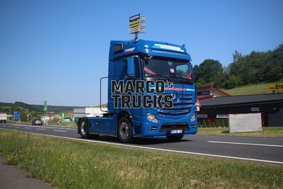 LKW Foto Mercedes-Benz Actros tractor Deutschland blau ental express BIND #g2op