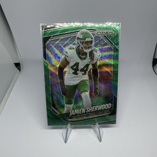 2025 Panini Prizm - Jamien Sherwood #221 Green Wave Prizm