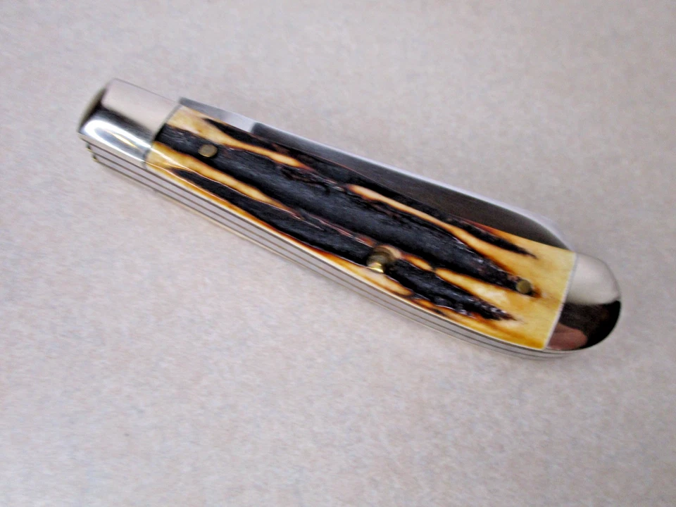 FACA RARA SCHATT & and Morgan EUA por RAINHA VEADO GENUÍNO C & W BOA - Imagem 4 de 4