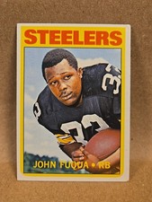 1972 Topps Football #77 John Frenchy Fuqua Running Back Pittsburgh Steelers VG-E