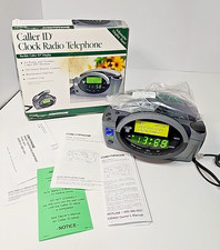 Conair Land Line Clock Radio Phone with Caller ID And Alarm CID400