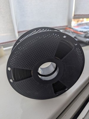 High Speed PETG Filament 1,75 mm schwarz 1 kg 3D Drucker Filamentspule