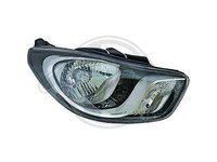 Scheinwerfer Rechts Schwarz FüR Hyundai I10 2011-2013