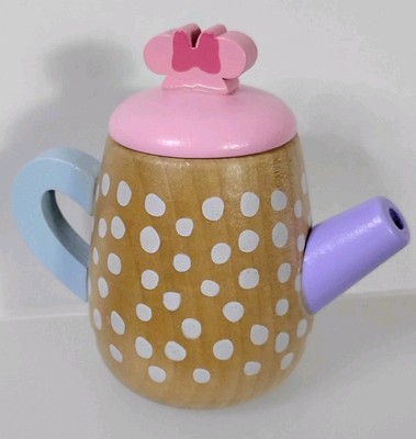 Disney Wooden Toys Minnie Mouse Tea Set Replacement Teapot Tea Pot