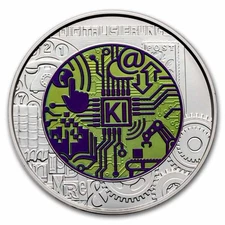 2025 Austria Silver/Niobium Digitalization €25 BU