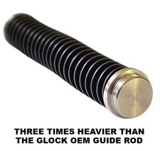 For GLOCK 44 Heavy Stainless Steel Guide Rod Assembly, Single Spring