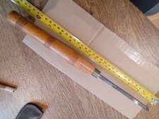 Ashley Iles made in ENGLAND skew chisel W~1/4" T~1/4" L~13 1/2" H~8" not paralle