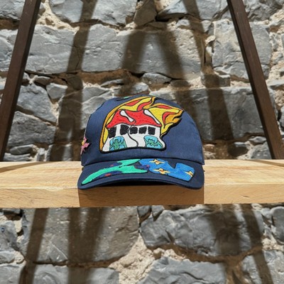 Louis Vuitton X Virgil Abloh Burning House Patch Embroidered Cap