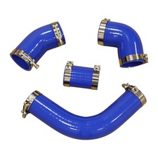 Silicone Hose Kit+Stainless Clamps For 2002-2004 GM 6.6L LB7 Duramax Diesel Blue