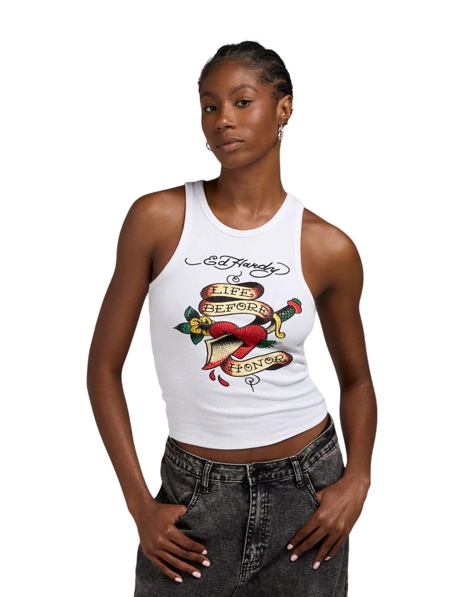 Ed Hardy Tank Tops for Women for sale | eBay