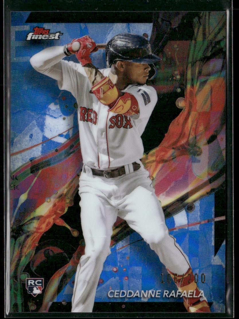 2024 Finest Ceddanne Rafaela #18 Blue Refractor /200 Rookie RC Boston Red Sox