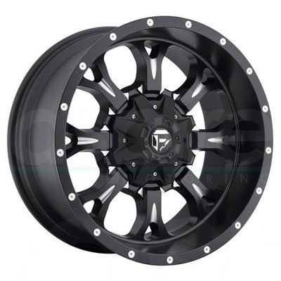 One 18x9 Fuel D517 Krank 8x180 20 Matte Black Milled Wheel Rim 125.1
