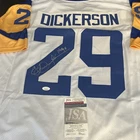 Los Angeles Rams Dickerson #29 Autographed Football Jersey JSA Authenticated