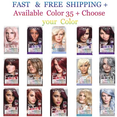 L'Oreal Paris Feria Multi-Faceted Shimmering Permanent Hair Color Pack of 1.
