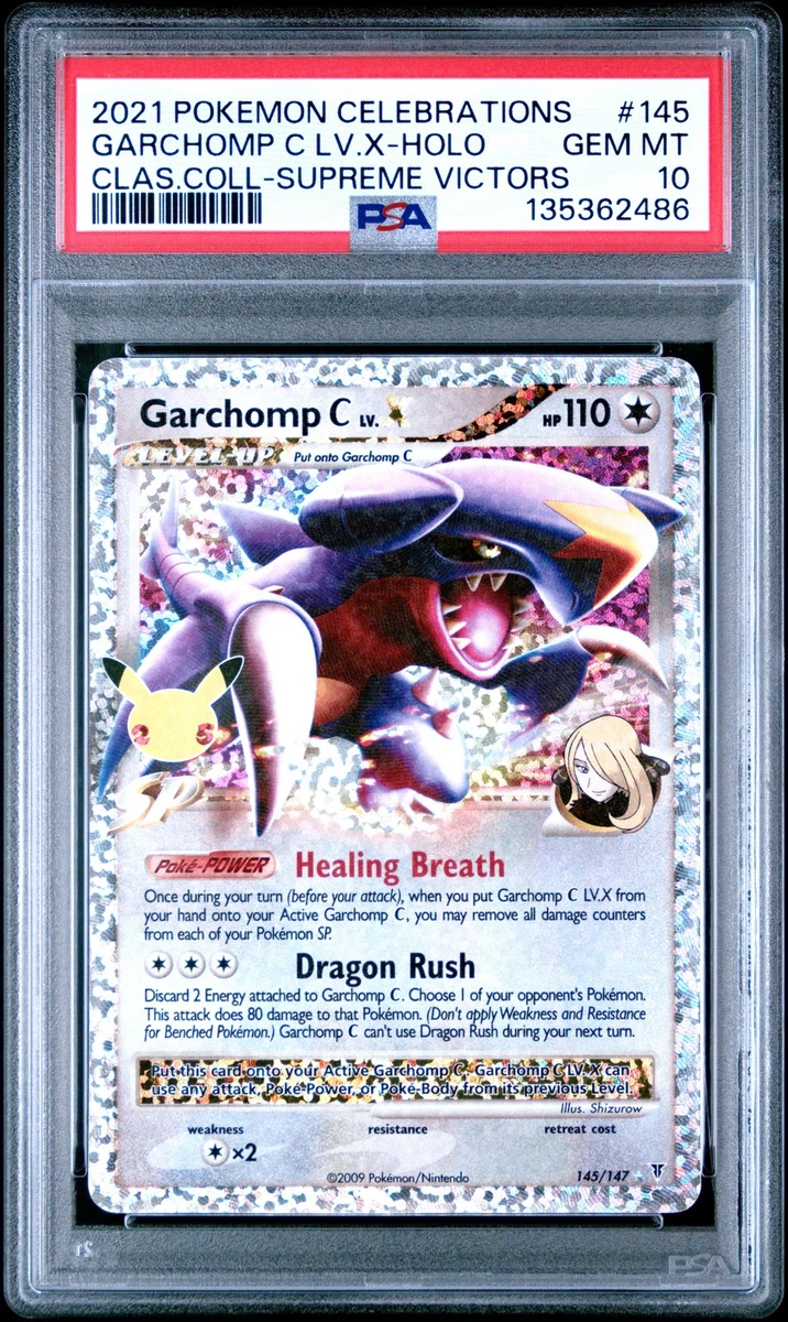 ガブリアスC LV.X-Holo PSA10 ガブリアス C LV.X PSA10 - メルカリ