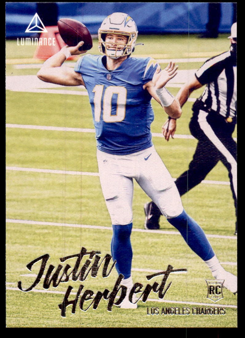 Justin Herbert Panini Chronicles Luminance #203 Base