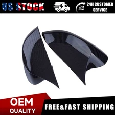 Left & Right Rearview Mirror Cover Cap For Honda Civic 2016-2021