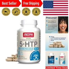 5-HTP 100 mg Capsules - 60 Veggie Supplements for Energy & Mood Boost