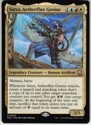 Satya, Aetherflux Genius - Foil - Modern Horizons 3 #3/782