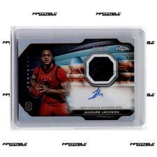 2023-24 Topps Chrome OTE - #RJA-JJ Jahzare Jah Jackson Rookie Patch Auto RPA
