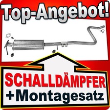 Mittelschalldämpfer für FORD FIESTA VI 1.6 Ti  / 1.6 Ti-VCT Auspuff