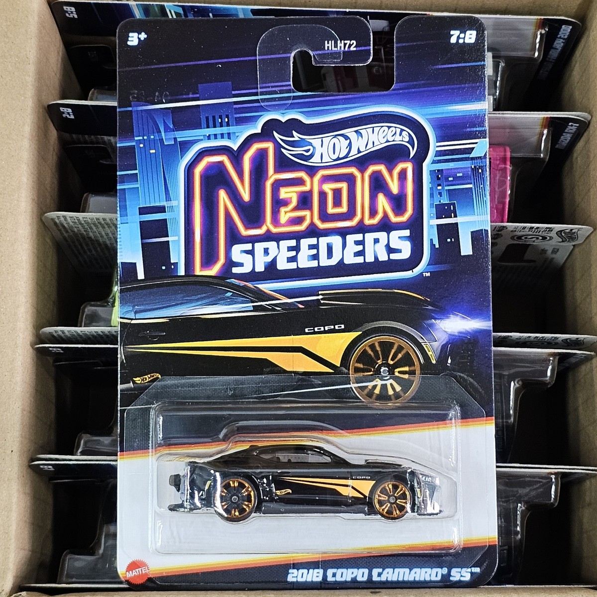 2025 HOT WHEELS 2018 COPO CAMARO SS EXCLUSIVE NEON SPEEDERS