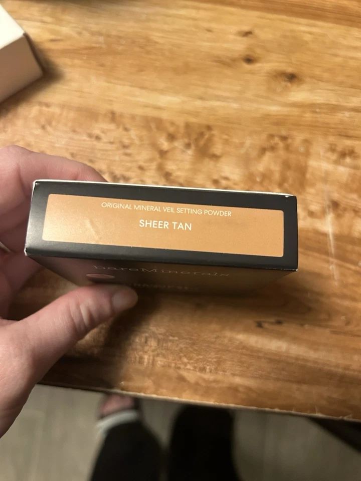 bareMinerals Original Mineral Veil Pressed Setting Powder Sheer Tan ~ New in Box - Image 2 of 4