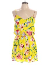 Everly Women Yellow Romper L