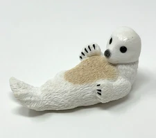 YOWIE Harp Seal Pup Baby Animals Collection 2.25" White Toy Animal Figure