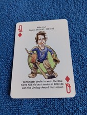 Mike Liut Card St. Louis Blues Hero Decks Playing Card Hockey Card NHL
