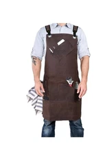 Armor Gear Heavy Duty 16oz Waxed Canvas Woodworking Work Apron