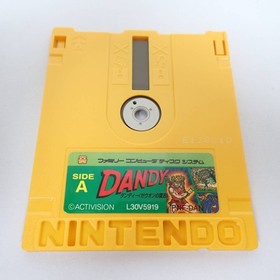 Dandy W/Box Manual Famicom Disk System FC NES Rare Retro Good Used Game NTSC-J