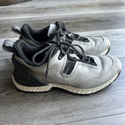 ECCO Exohike Mid Womens Size 40 Gray Leather Ankle Hiking