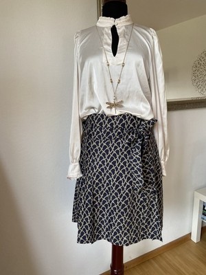 Burberry London Rock Falten Schleife Designer Exklusiv Gr 38 UK 10 wie Neu