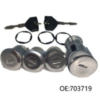 Eurowagens ZüNdschloss ErsatzschlüSsel Chrom Finish Einfache Installation