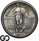 1917 Standing Liberty Quarter Type 1, Full Head, Gem BU++ FH, Great Strike