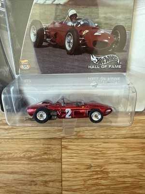 HOT WHEELS 1/64 DIECAST CAR HALL OF FAME FERRARI 156 F1 1961